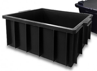 CAIXA 014 - 26 LITROS PRETA 22X35X50