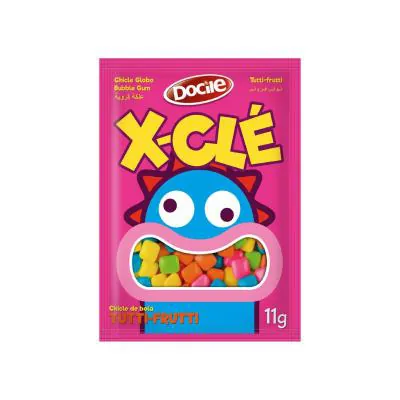 Chiclete X-cle Tutti-Frutti Docile 11Gr