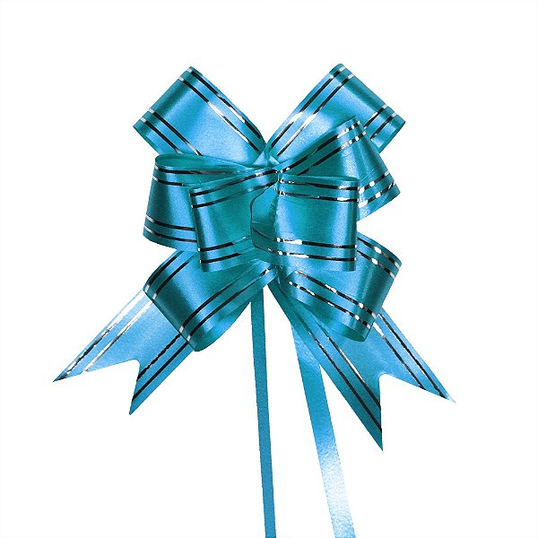 LACO PRONTO 51X32 AZUL BB COM LISTRA PRATA C/10