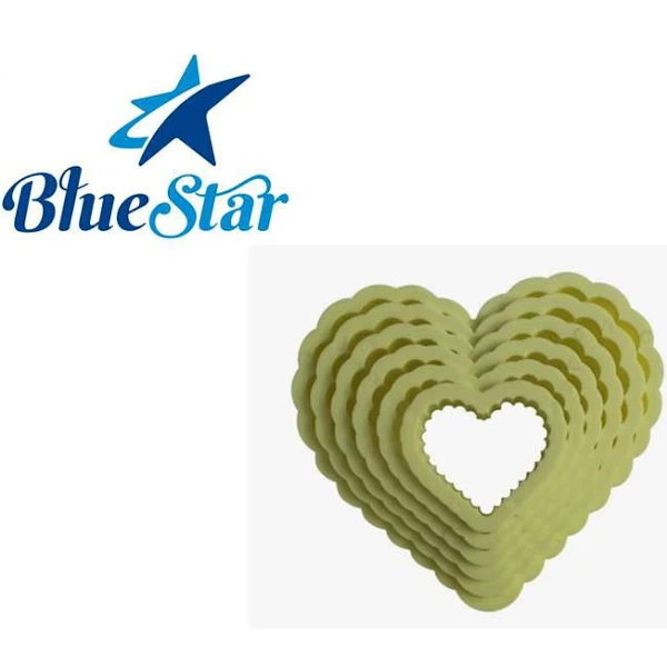 CORTADOR CORACAO BABADO C/6 PC