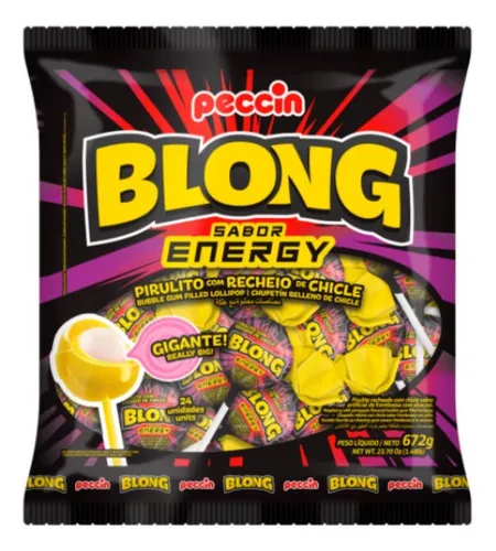 PIRULITO BLONG ENERGY PCT C/24 UND 672GR