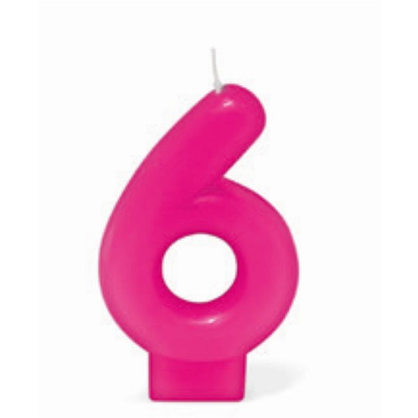VELA ROSA NUMERO 6