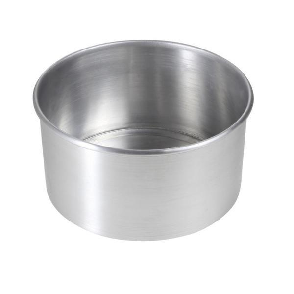 FORMA ALUMINIO REDONDA PARA BOLO ALTA 26X10 SEM FURO