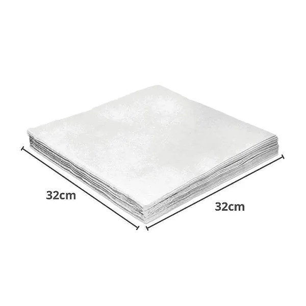 GUARDANAPO BRANCO FOLHA DUPLA 32X32 CM C/20 UND
