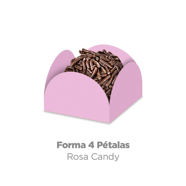 FORMA 4 PETALAS ROSA CANDY C/50