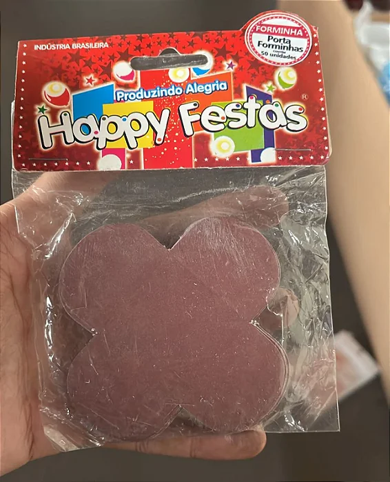 FORMA 4PETALAS MARROM C/50