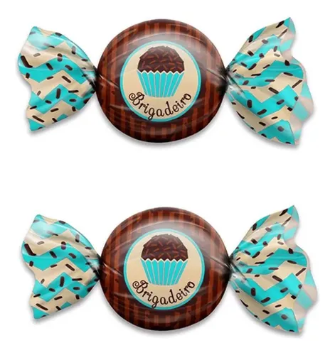 EMBALAGEM TRUFA BRIGADEIRO GOURMET 15X16 C/100