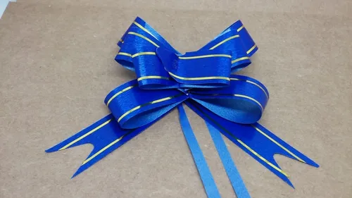 LACO PRONTO 39X18 AZUL ESCURO COM PRATA C/10