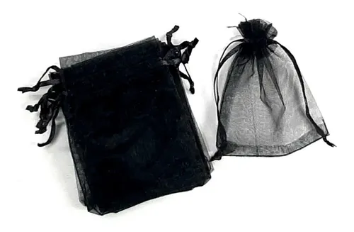 SACO ORGANZA 7X9 PRETO C/10