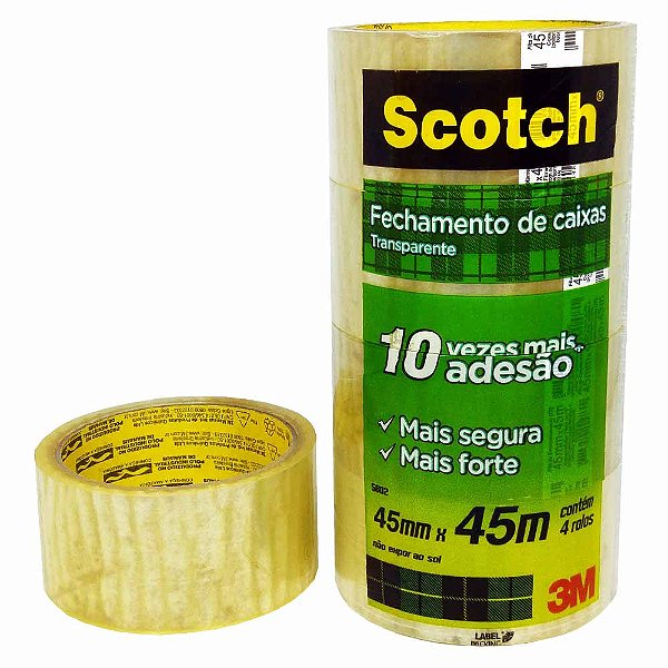FITA 45X45 3M TRANSPARENTE SCOTH UND
