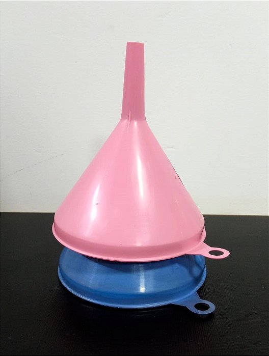 FUNIL PEQUENO 11CM AZUL/ROSA