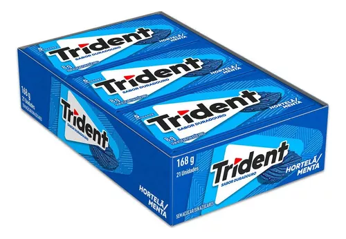 CHICLETE TRIDENT HORTELA C/5 UND