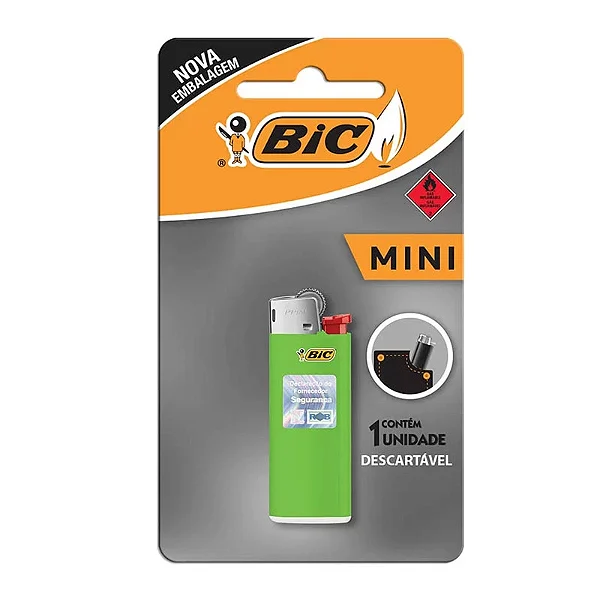 ISQUEIRO BIC MINI UNID