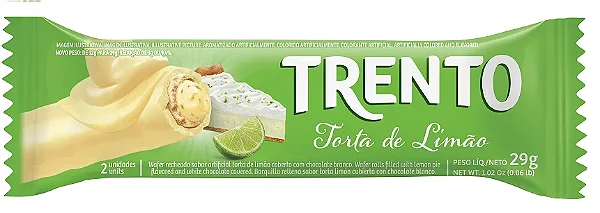 CHOCOLATE BISC.TRENTO W.TORTA LIMAO 29G