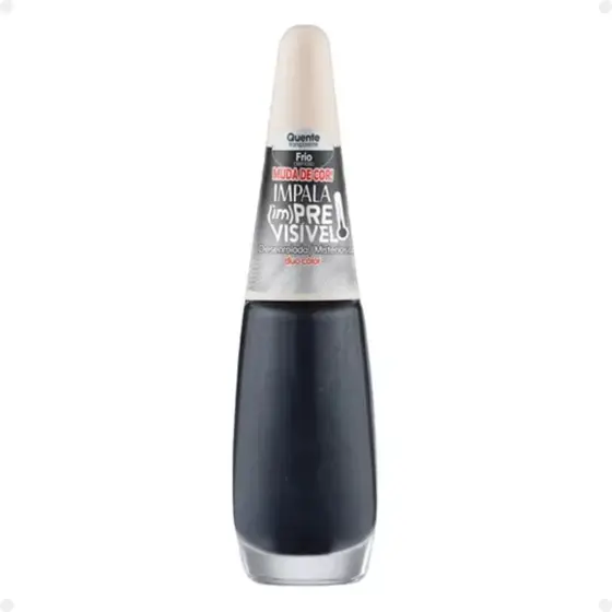 ESMALTE IMPALA IMPREVISIVEL PRETO - DESENROLADA MISTERIOSA 7,5ML