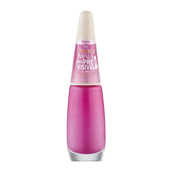 ESMALTE IMPALA IMPREVISIVEL ROSA - TIMIDA BISCOITEIRA 7,5ML