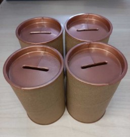 COFRE PAPELAO TAMPA ROSE GOLD C/10 UND