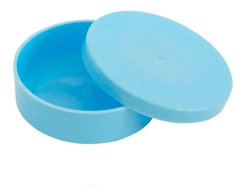 LATINHA PLAST. AZUL BEBE C/10 UND 20GRS 5X1