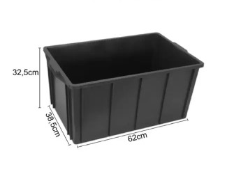CAIXA 61 LITROS PRETA 32X39X62CM
