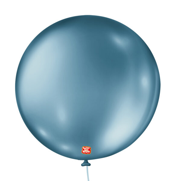 BALAO 5 METALLIC BALLOON AZUL C/25 UNIDADES