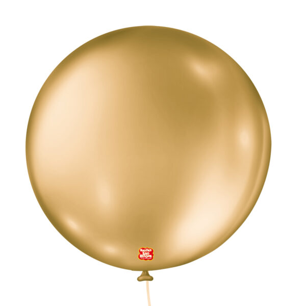 BALAO 5 METALLIC BALLOON DOURADO C/25 UNIDADES