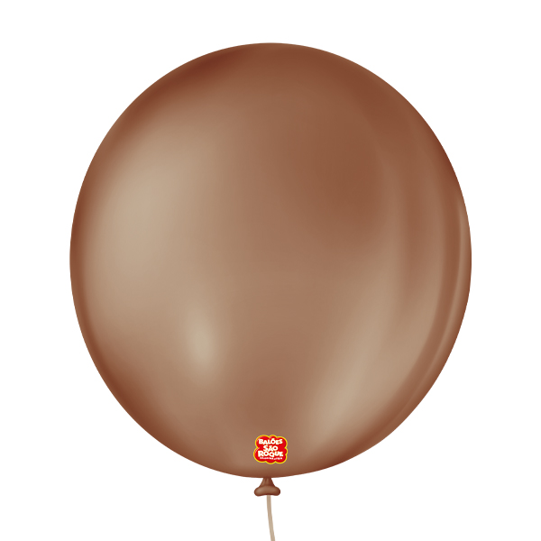 BALAO LISO 9 REDONDO CAFE BRASIL PCT C/50 UNIDADES