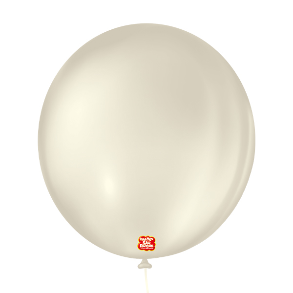 BALAO LISO 9 REDONDO AREIA C/50 UNIDADES