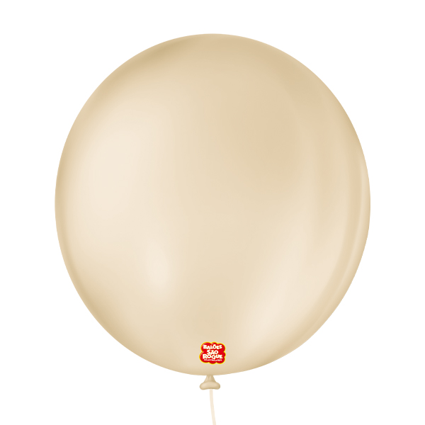 BALAO LISO 9 REDONDO BEGE PCT C/50 UNIDADES