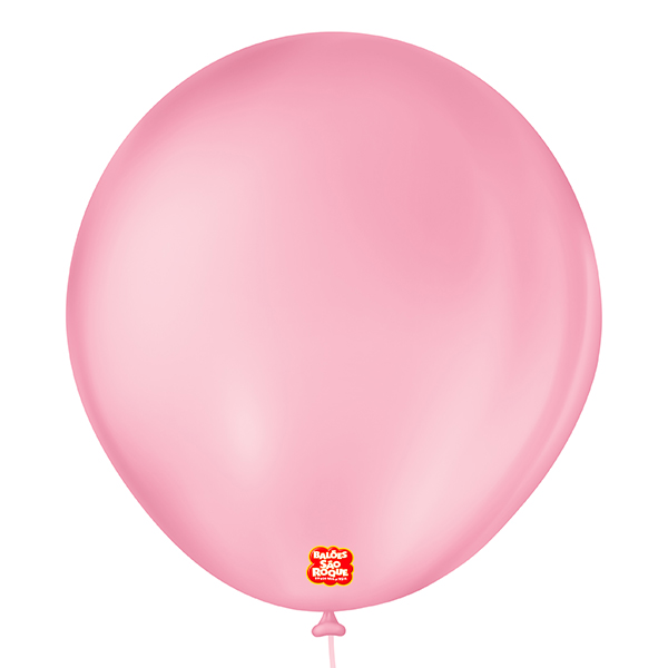 BALAO LISO 7 REDONDO ROSA TUTTI FRUTTI PCT C/50 UNIDADES