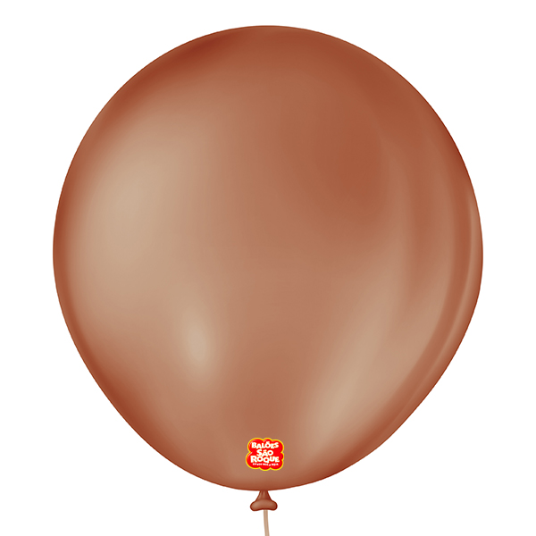 BALAO LISO 7 REDONDO CAFE BRASIL PCT C/50 UNIDADES
