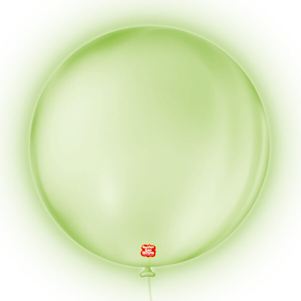BALAO 5 NEON VERDE C/25 UNIDADES