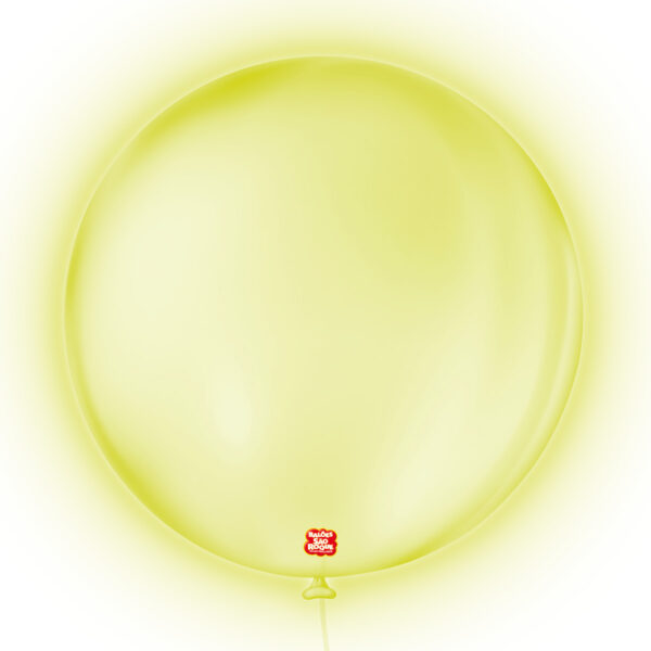 BALAO 5 NEON AMARELO C/25 UNIDADES