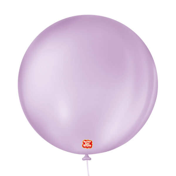 BALAO LISO 5 REDONDO LILAS BABY C/50 UND