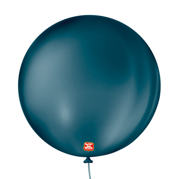 BALAO LISO 5 REDONDO AZUL PETROLEO C/50 UND
