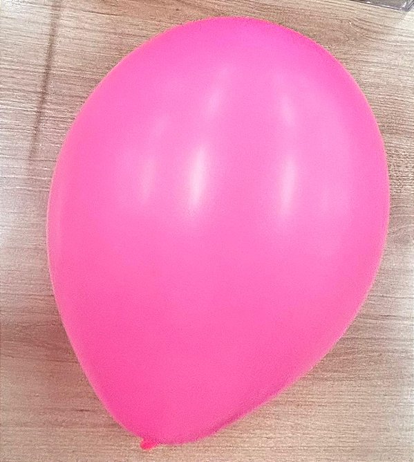 BALAO LISO 5 REDONDO ROSA CHICLETE C/50 UND