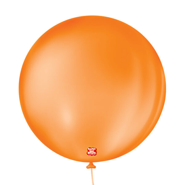 BALAO LISO 5 REDONDO LARANJA MANDARIM C/50 UND