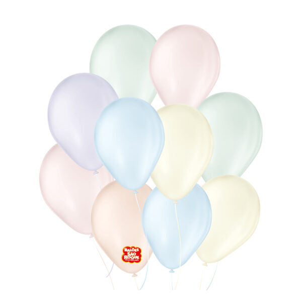 BALAO 7 CANDY COLORS SORTIDO C/25 UNIDADES