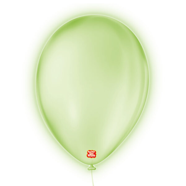 BALAO 9 NEON VERDE C/25 UNIDADES