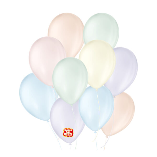 BALAO 9 CANDY COLORS SORTIDO C/25 UNIDADES