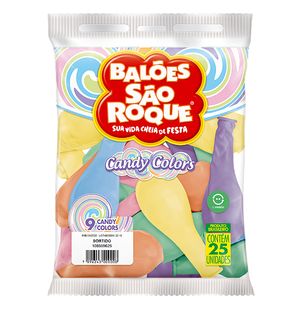 BALAO 5 NEON SORTIDO C/25 UNIDADES