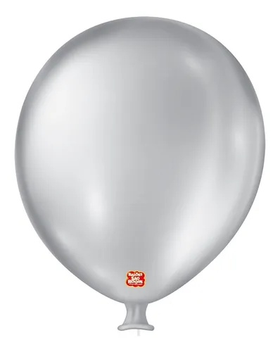BALAO GIGANTE CINTILANTE PRATA UNIDADE