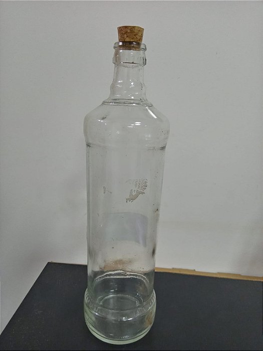 LITRO RECICLADO TRANSPARENTE 900ML ROLHA LITRO