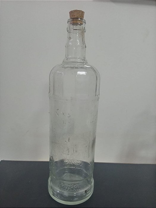 LITRO RECICLADO RAJSKA TRANSPARENTE 1000ML ROLHA LITRO