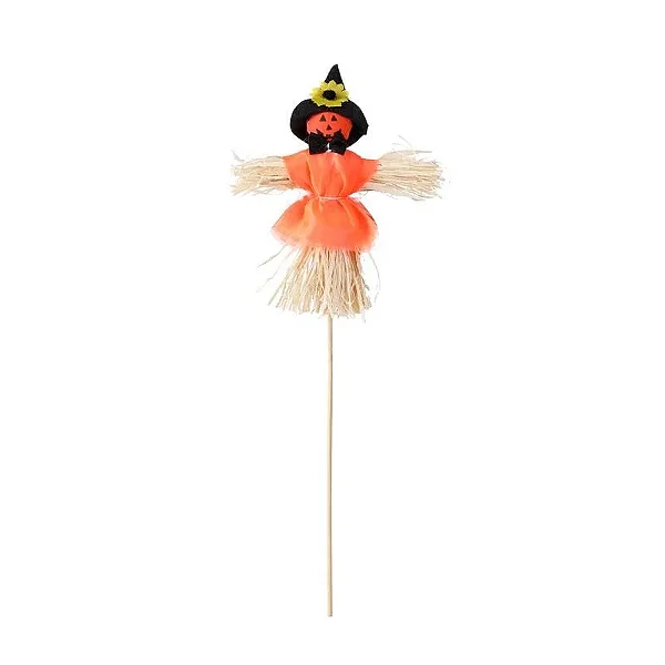 ENFEITE ESPANTALHO C/ CHAPEU HALLOWEEN