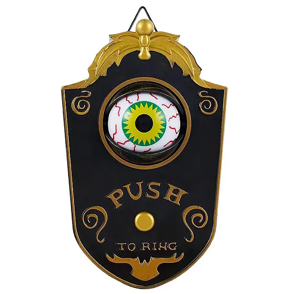 CAMPAINHA HALLOWEEN OHO MAGICO C/LUZ E SOM TAM. APROX. 18X11X7,