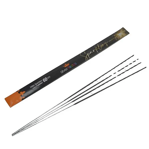 VELA SPARKLES COMETA 60CM COM 4 UNIDADES