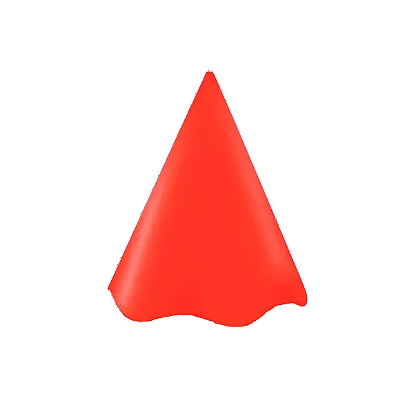 CHAPEU PAPEL LISO VERMELHO C/8 UND