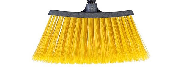 VASSOURA FIT AMARELO SEM CABO UNIDADE