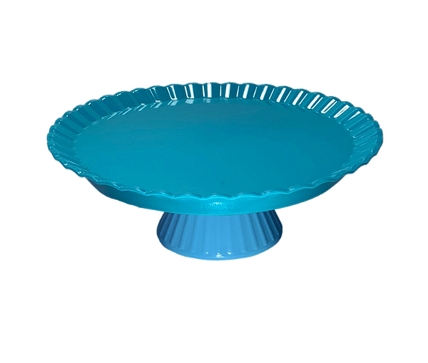 BOLEIRA REDONDA AZUL BEBE 23X8CM UNIDADE