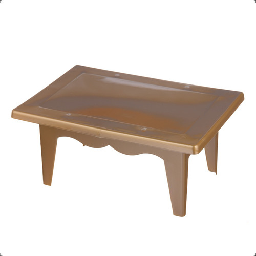 MESINHA DECORATIVA DOURADA 20X14CM UNIDADE
